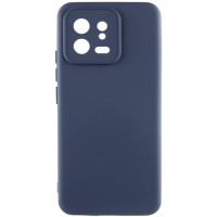 Накладка (з мікрофіброю) Silicone Cover Lakshmi Full Camera для Xiaomi 13- темно-синій