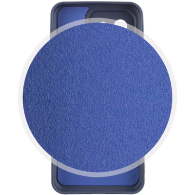 Накладка (з мікрофіброю) Silicone Cover Lakshmi Full Camera для Xiaomi 13- темно-синій