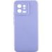 Накладка (з мікрофіброю) Silicone Cover Lakshmi Full Camera для Xiaomi 13- бузковий