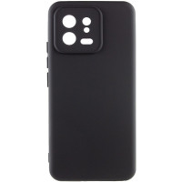 Накладка (з мікрофіброю) Silicone Cover Lakshmi Full Camera для Xiaomi 13- чорний