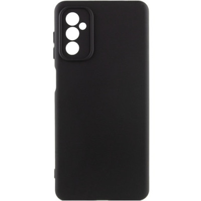 Накладка (з мікрофіброю) Silicone Cover Lakshmi Full Camera для Samsung A24 4G- чорний