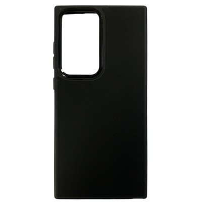 Накладка шкіряна Bonbon Leather Metal Style для Samsung S22 Ultra- чорний Накладка шкіряна Bonbon Leather Metal Style для Samsung S22 Ultra- чорний
