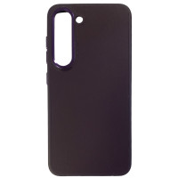 Накладка шкіряна Bonbon Leather Metal Style для Samsung S23- темно-фіолетовий Накладка шкіряна Bonbon Leather Metal Style для Samsung S23- темно-фіолетовий