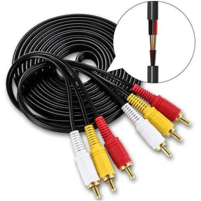 Кабель 3RCA/3RCA (5м) Кабель 3RCA/3RCA (5м)
