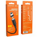 USB кабель Borofone BX41 Lightning magnetic (1m/2.4A)- чорний