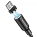 USB кабель Borofone BX41 Micro magnetic (1m/2.4A)- чорний