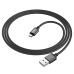 USB кабель Borofone BX87 Micro USB 2.4A (1m)- чорний