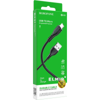 USB кабель Borofone BX51 Triumph Micro USB 2.4A (1m)- чорний USB кабель Borofone BX51 Triumph Micro USB 2.4A (1m)- чорний
