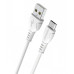 USB кабель Borofone BX51 Triumph Micro USB 2.4A (1m)- білий