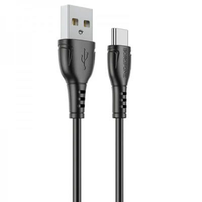 USB кабель Borofone BX51 Triumph Type-C 3A (1m)- чорний