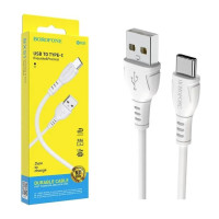 USB кабель Borofone BX51 Triumph Type-C 3A (1m)- білий