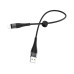 USB кабель Borofone BX32 Munificent nylon Lightning (0.25м/2.4A)- чорний