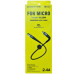 USB кабель Borofone BX32 Munificent nylon Micro USB (0.25м/2.4A)- чорний