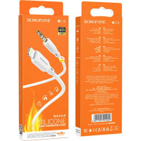 AUX кабель Borofone BL18 (3.5мм to Lightning)- білий AUX кабель Borofone BL18 (3.5мм to Lightning)- білий