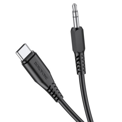 AUX кабель Borofone BL18 (3.5мм to Type-C)- чорний