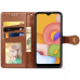 Чохол-книжка GETMAN Gallant шкіряний для Xiaomi Redmi Note 9 / Redmi 10X- коричневий