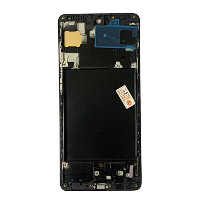 Дисплей для мобільного телефона Samsung A71 / A715 Oled with frame (orig/big size) з тачскріном Black