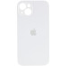 Накладка (з мікрофіброю) Silicon Case Full Camera для iPhone 15 (6.1)- білий