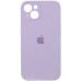 Накладка (з мікрофіброю) Silicon Case Full Camera для iPhone 15 (6.1)- лавандовий