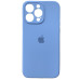 Накладка (з мікрофіброю) Silicon Case Full Camera для iPhone 15 Pro (6.1)- блакитний