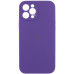 Накладка (з мікрофіброю) Silicon Case Full Camera для iPhone 13 Pro Max (6.7)- фіолетовий