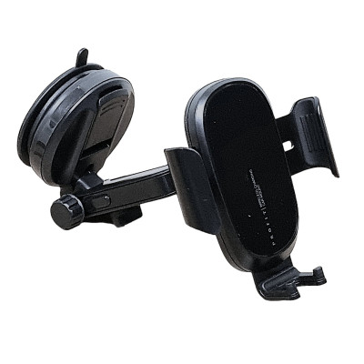 Holder (автотримач) Profit MW21-1 15W (PD+QC3.0) механічний з бездротовою зарядкою (кріплення на скло або панель)