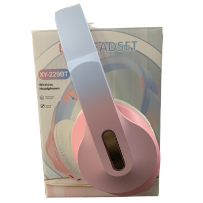 Bluetooth навушники XY-229BT- блакитний
