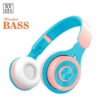 Bluetooth навушники XY-221- блакитний Bluetooth навушники XY-221- блакитний