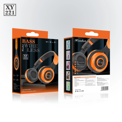 Bluetooth навушники XY-221- жовтий
