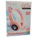 Bluetooth навушники CAT Ear XY-231 LED (Вушка)- темно-синій
