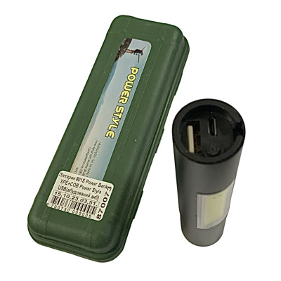 Ліхтарик 801S С Power Bank XPE+COB Power Style USB (вбудований акумулятор) Ліхтарик 801S С Power Bank XPE+COB Power Style USB (вбудований акумулятор)