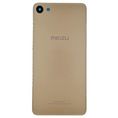 Задня кришка для Meizu U10 (зі склом камери) Gold