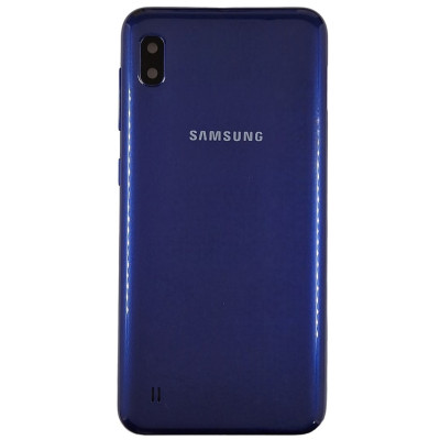 Задня кришка для Samsung A10 / A105 (зі склом камери) Blue Задня кришка для Samsung A10 / A105 (зі склом камери) Blue