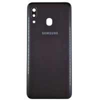 Задня кришка для Samsung A30 / A305 (зі склом камери) Black Задня кришка для Samsung A30 / A305 (зі склом камери) Black