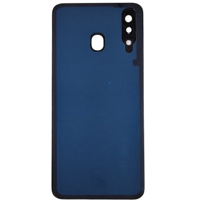 Задня кришка для Samsung A30 / A305 (зі склом камери) Black