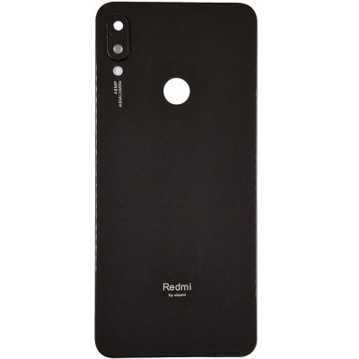 Задня кришка для Xiaomi Redmi Note 7 (зі склом камери) Black