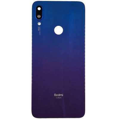 Задня кришка для Xiaomi Redmi Note 7 (зі склом камери) Blue
