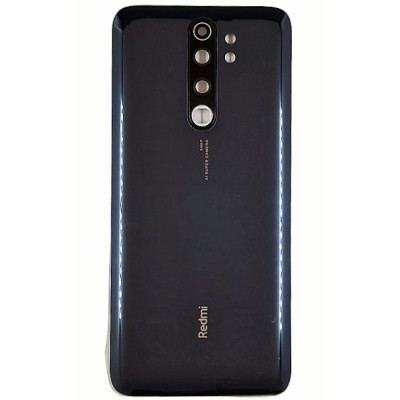 Задня кришка для Xiaomi Redmi Note 8 Pro (зі склом камери) Black