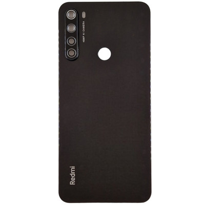 Задня кришка для Xiaomi Redmi Note 8 (зі склом камери) Black Задня кришка для Xiaomi Redmi Note 8 (зі склом камери) Black