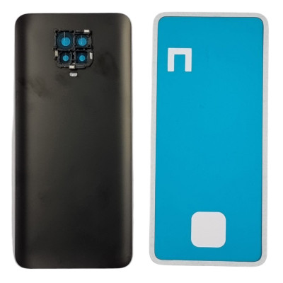 Задня кришка для Xiaomi Redmi Note 9 Pro (зі склом камери) Black