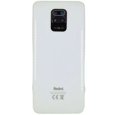 Задня кришка для Xiaomi Redmi Note 9 Pro (зі склом камери) White