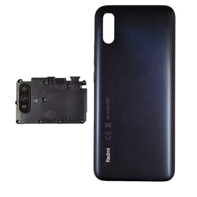 Задня кришка для Xiaomi Redmi 9A (зі склом камери) Dark Grey Задня кришка для Xiaomi Redmi 9A (зі склом камери) Dark Grey