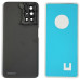 Задня кришка для Xiaomi Redmi 10 (зі склом камери) Silver/Blue