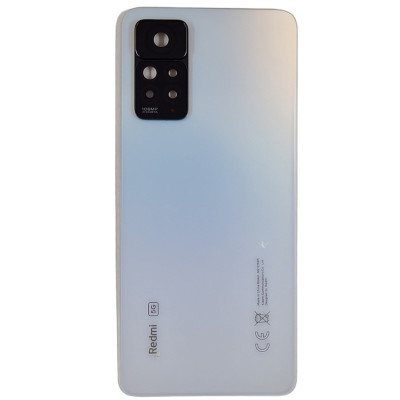 Задня кришка для Xiaomi Redmi Note 11 Pro 4G (зі склом камери) Pearl White