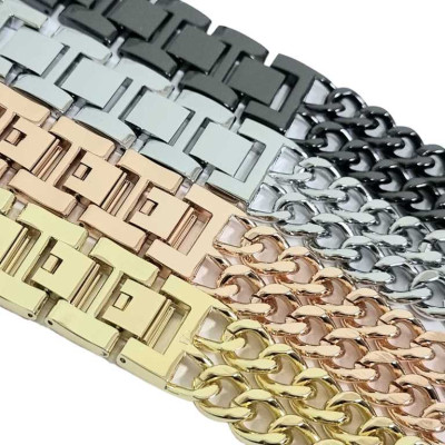 Ремінець Apple Watch Metal Double Chain 38/40/41/42mm(ser.10)- золотий