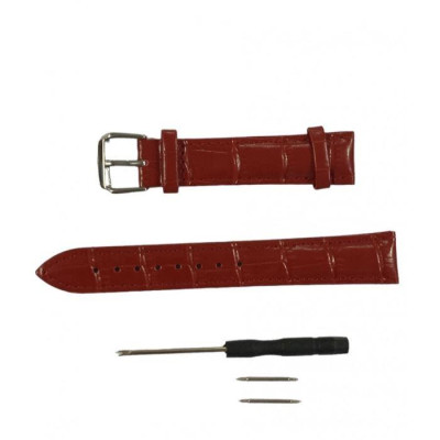 Ремінець для годинника універсальний Genuine Leather Croco 24мм- червоний Ремінець для годинника універсальний Genuine Leather Croco 24мм- червоний