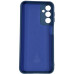 Накладка (з мікрофіброю) Silicone Cover Lakshmi Full Camera для Samsung A24 4G- сіро-синій