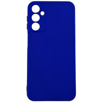 Накладка (з мікрофіброю) Silicone Cover Lakshmi Full Camera для Samsung A34 5G- ультра-синій