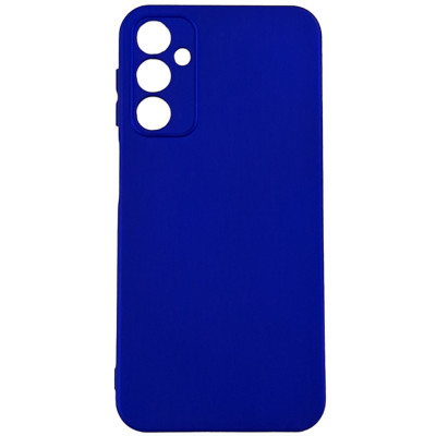 Накладка (з мікрофіброю) Silicone Cover Lakshmi Full Camera для Samsung A34 5G- ультра-синій