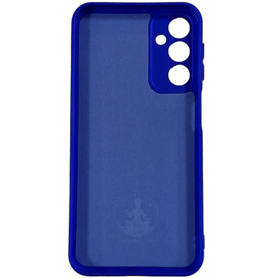 Накладка (з мікрофіброю) Silicone Cover Lakshmi Full Camera для Samsung A34 5G- ультра-синій